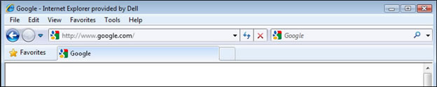 A nice clean browser toolbar