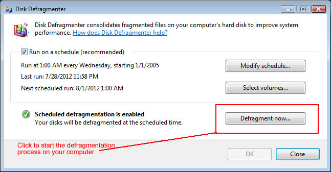 disk defrag program