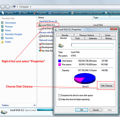 How to Clean the Hard Drive from Unused Hidden Files