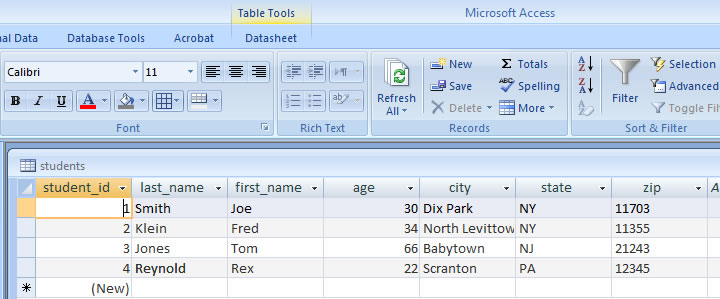 Tips when connecting VB.NET Application to a Database