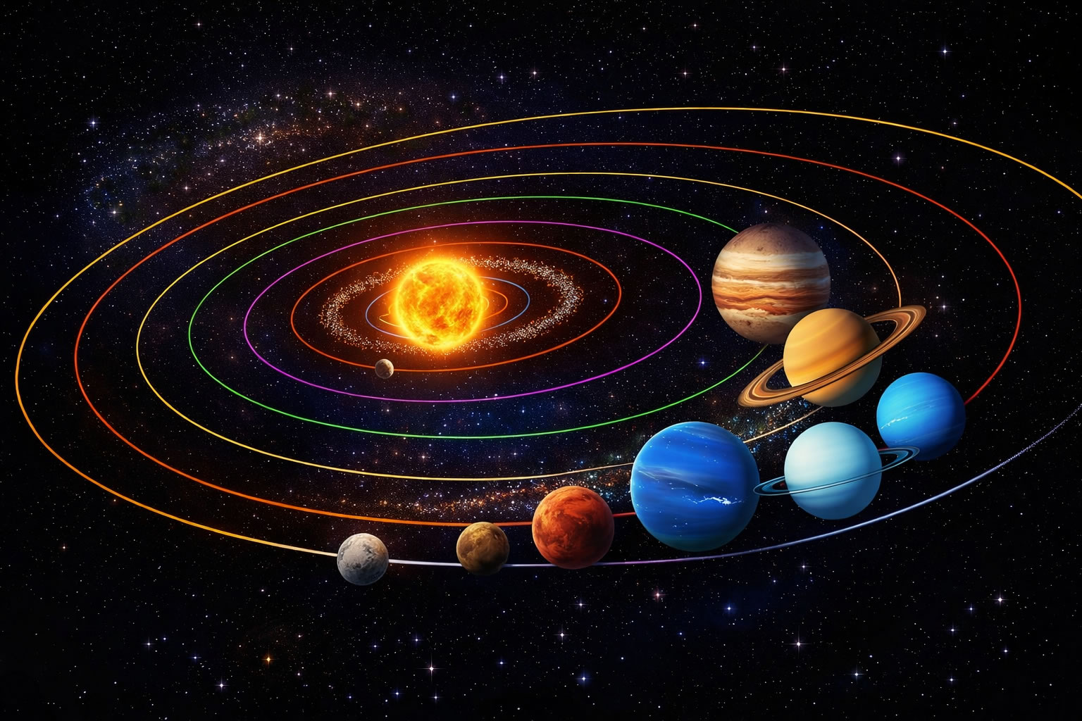 Final Look at Our Solar System in the Milky Way