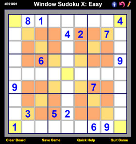 Windows Sudoku X