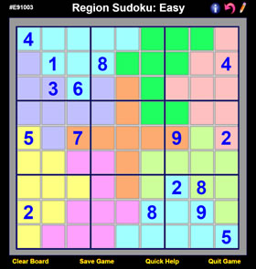 Region Sudoku