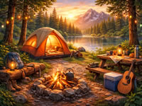 Outdoor Camping Word Search