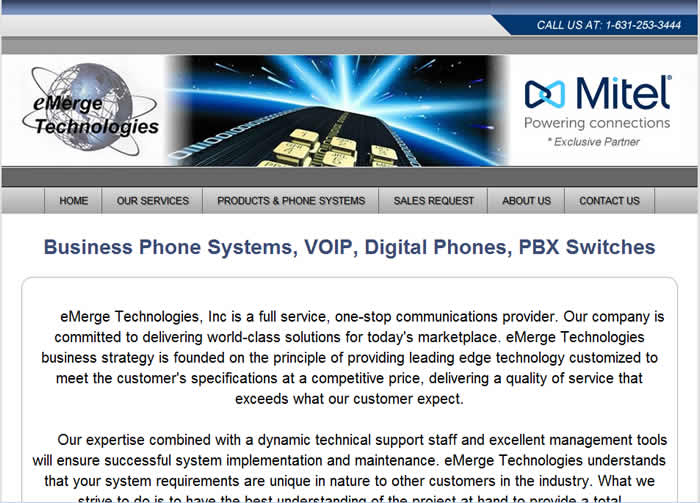 Telephone Business Systems Website