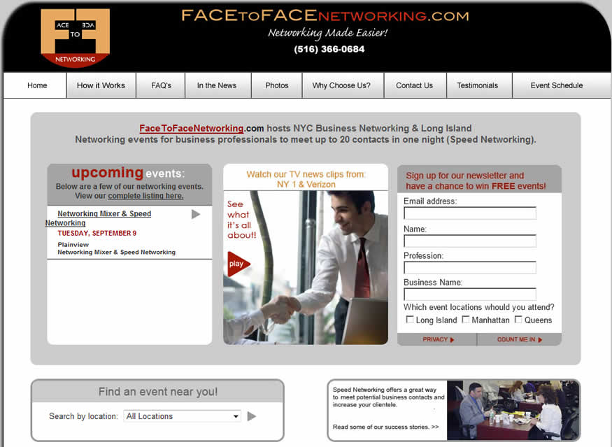 Business Networking Website