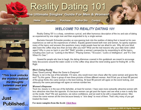 Reality Dating Book Website