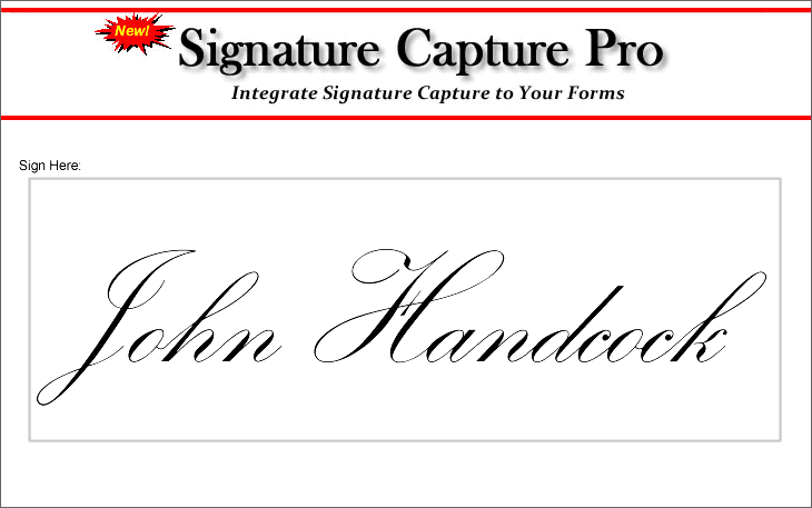 Signature Capture Software
