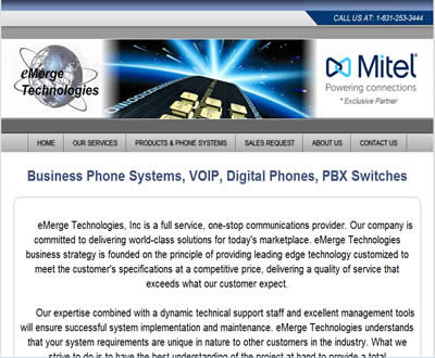 Telephone Business Solutions Website