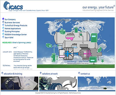 Industrial Cooling & Heating Website