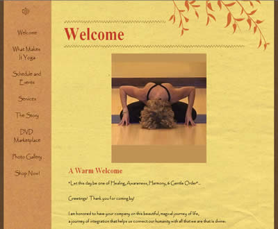 Yoga Training Website